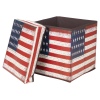 Storage Box Foldable Ottoman City Print [644992]