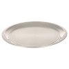 Round Metal Serving Platter Plain Mirror Tray [650658]