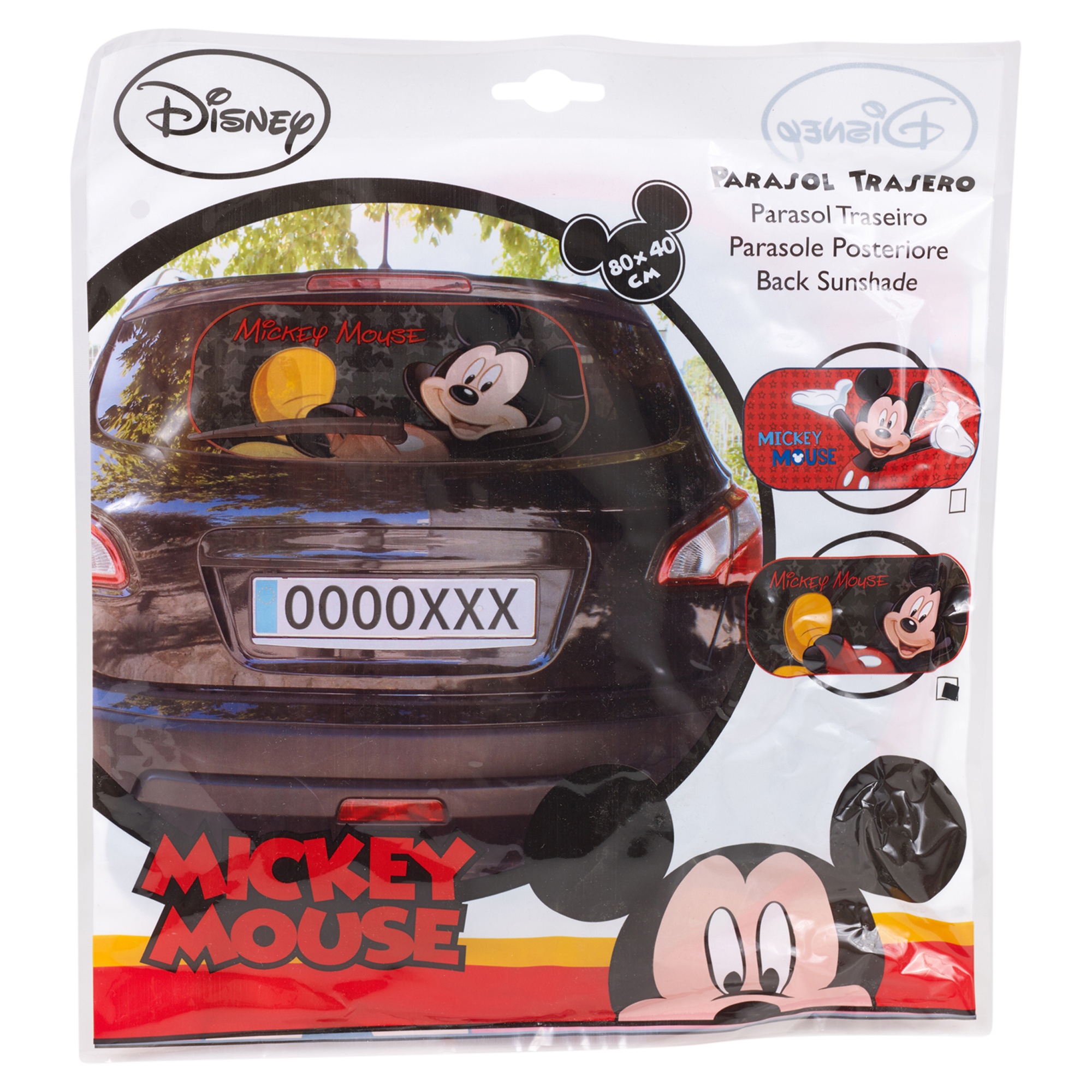 Large 80x40cm Rear Car Window Disney Sun Shade Blind Visor Child Baby