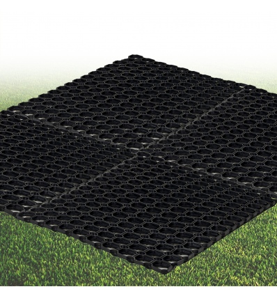 Rubber Hollow Black Floor Mat [017000]