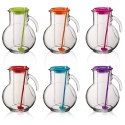 Bormioli 2 Litre Jugs With Stirrer & Cooling Stick