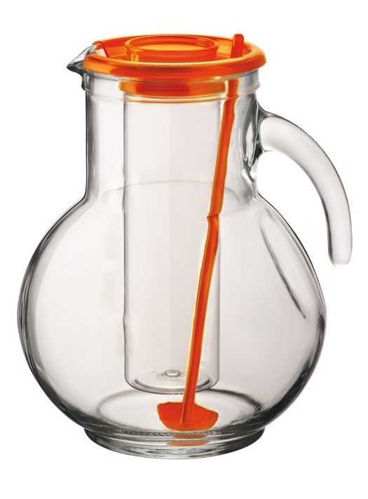 Bormioli Rocco 2L Water Glass Pitcher Jug Ice Core Cocktail Juice