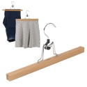 Ordinett Wood Legno 3Pc Skirt Hanger [330202]
