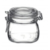 Bormioli Rocco Round Storage Jar Clear Lid