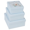 Gift Box 3Pc Square Congratulations Bunny