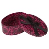 Gift Box 3Pc Round Pink+ Black Lace [433969]
