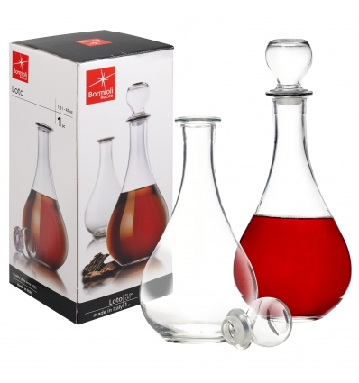 Bormioli Rocco Loto 1.5L Glass Decanter [361015]