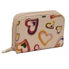 Pink Leather Love Heart Purse 