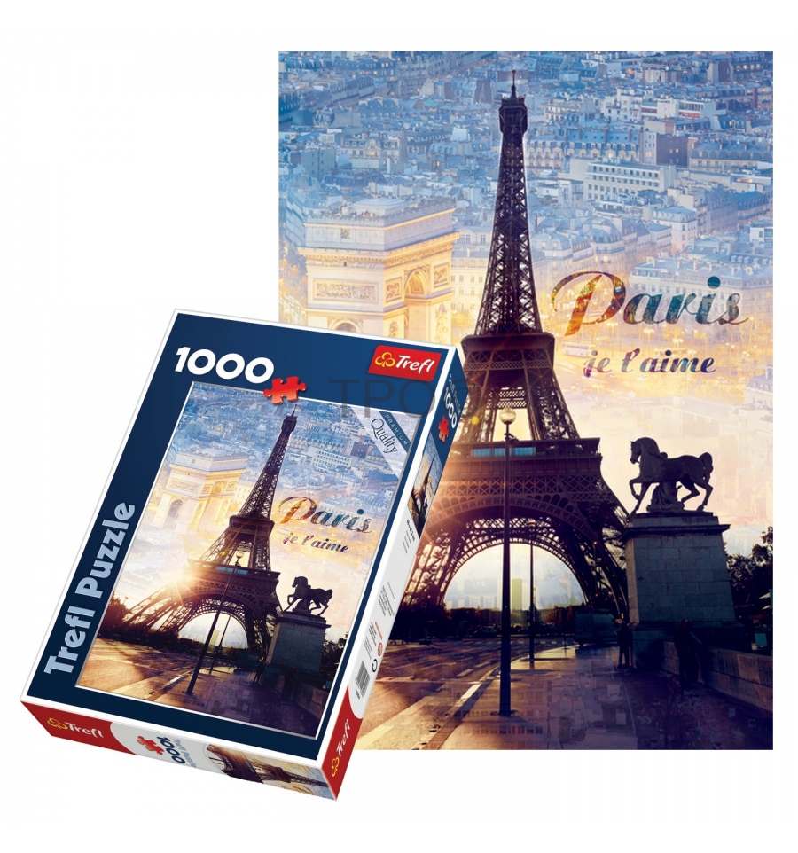 Trefl 1000 piece Jigsaw Puzzles, Paris at dawn, France