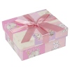 Gift Box 3Pc Pink Kids Toy Print W/ Ribbon [415064]