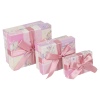 Gift Box 3Pc Pink Kids Toy Print W/ Ribbon [415064]