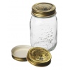 Bormioli Rocco Gold Lid Round Storage Jar