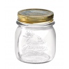 Bormioli Rocco Gold Lid Round Storage Jar