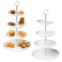 4 Tier Ceramic Cake Stand [Round][542939]