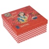 Gift Box 3Pc Red Square Vintage Girl Print [445320]