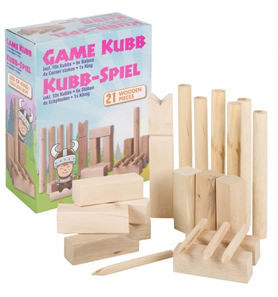 Game Kubb 21pc Wooden Game [227719]