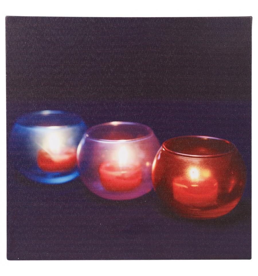 Flickering Canvas LED Assorted Lights