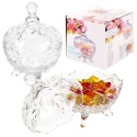 Glass 2pc Sweet Jar [278896]