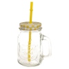 Glass Juice Jar With Straw 500ml [156477]
