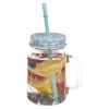 Glass Juice Jar With Straw 500ml [156477]