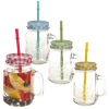 Glass Juice Jar With Straw 500ml [156477]