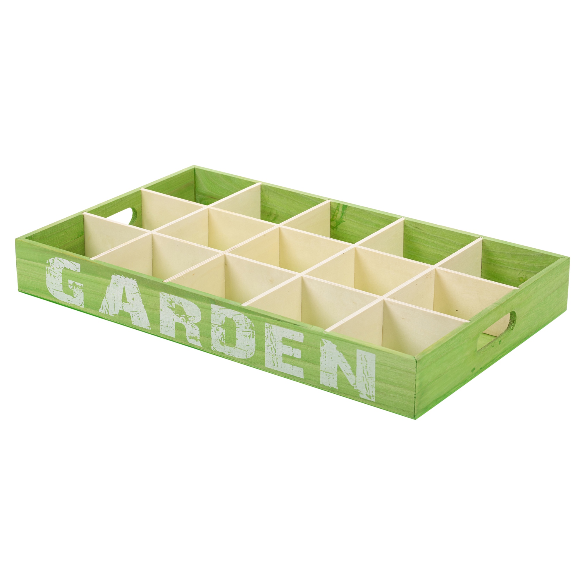 15 Plant Pots Wooden Growing Tray Flowers Herbs Plants Seedlings