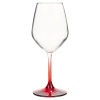 4 Pcs Bormioli Rocco Coloured Stem Wine Glasses