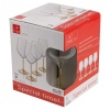 4 Pcs Bormioli Rocco Coloured Stem Wine Glasses