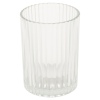 Arti Casa Ribbed Glass Candle Holders With Tea Light [547251]