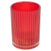Arti Casa Ribbed Glass Candle Holders With Tea Light [547251]