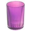 Arti Casa Ribbed Glass Candle Holders With Tea Light [547251]