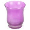 Arti Casa 3pc Coloured Glass Hurricane With Tea Light [547237]