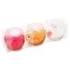 Arti Casa Round 3pc Coloured Glass Holder With Tea Light [547220]