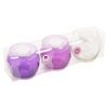 Arti Casa Round 3pc Coloured Glass Holder With Tea Light [547220]