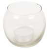 Arti Casa Round 3pc Coloured Glass Holder With Tea Light [547220]