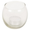 Arti Casa Round 3pc Coloured Glass Holder With Tea Light [547220]