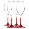 4 Pcs Bormioli Rocco 24cl Flutes