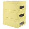 Ordinett Clicbox 3Pc Cardboard Storage Boxes [313915]