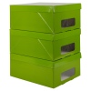 Ordinett Clicbox 3Pc Cardboard Storage Boxes [313915]