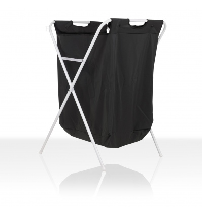 Foldable Black Laundry Basket [34157]   