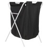 Foldable Black Laundry Basket [34157]   