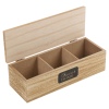 Wooden 3 Part Tea Box [896496]