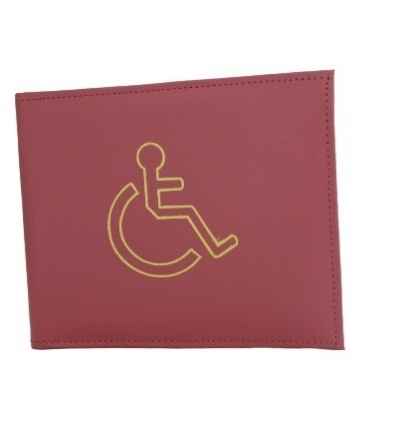 Leather Disabled Badge And Timer Parking Permit Holder