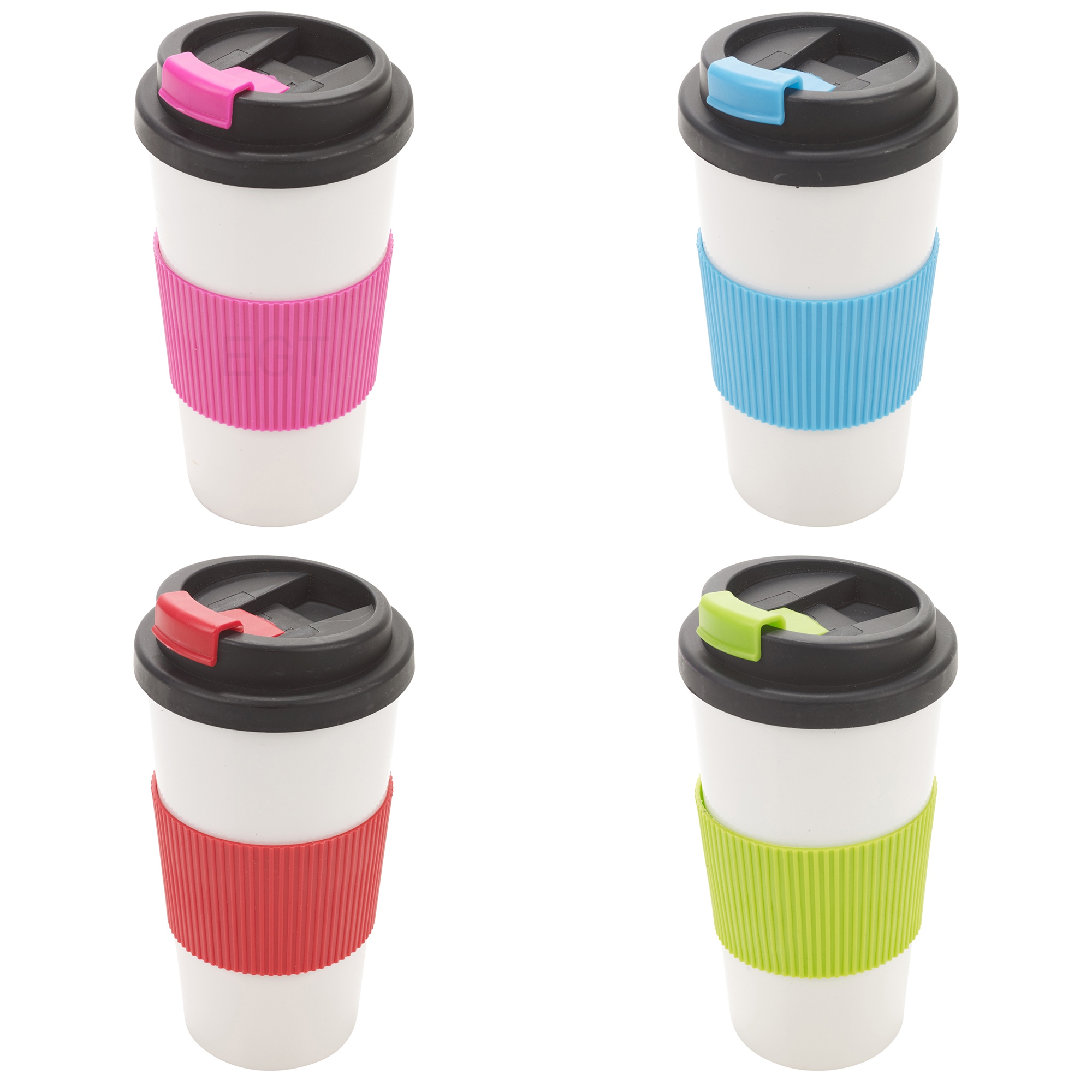 500ml Double Wall Drinking Cup Warm Coffee Tea Travel Thermal Mug Screw On Lid eBay