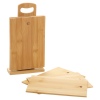 7pcs Bamboo Chopping Board Set & Stand  [729206]