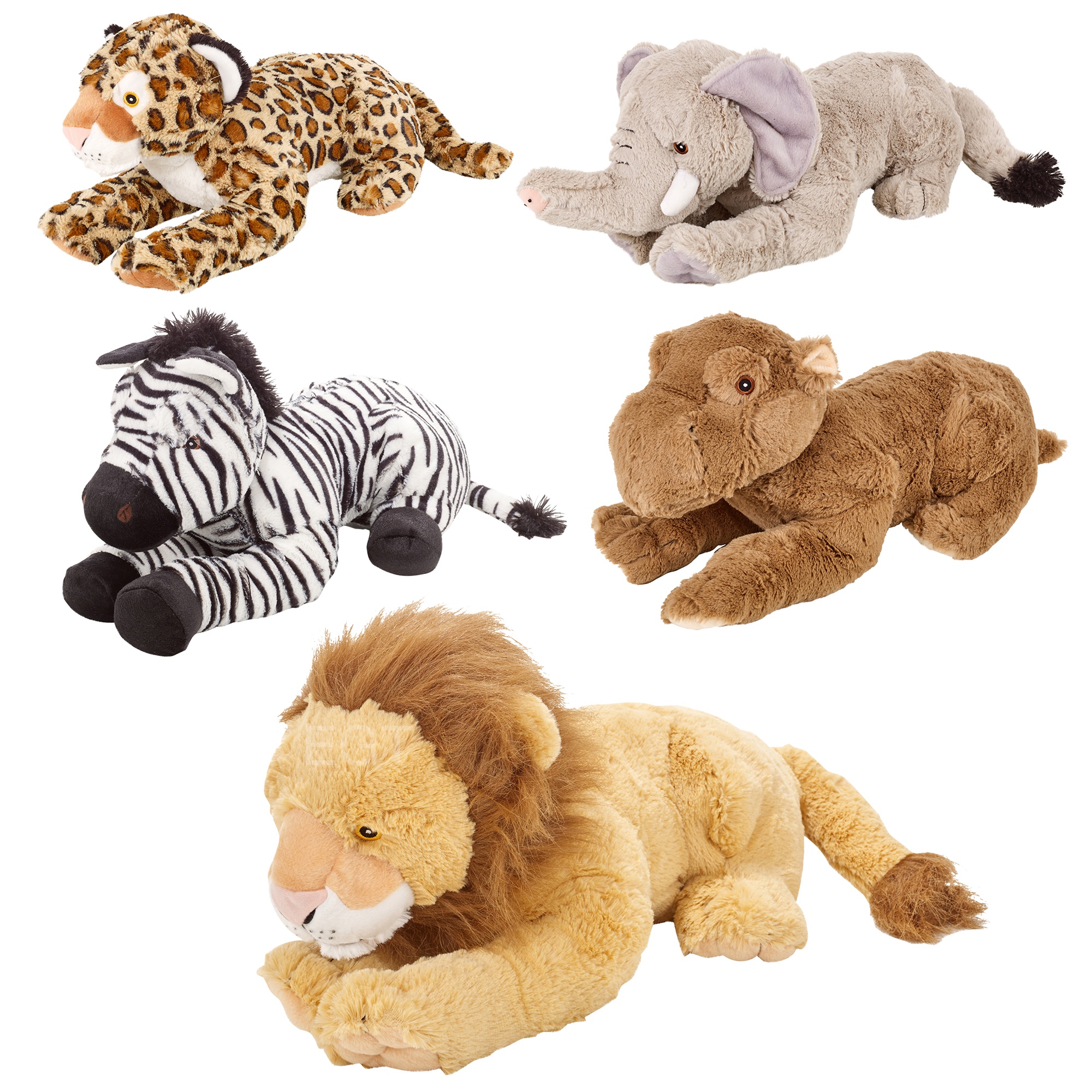 Assorted Soft Cuddly Furry Plush Jungle Toy Teddy Animal Kids Toys Xmas