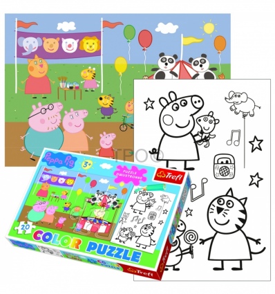 Colour Puzzle 20 - Peppa Pig [365115]