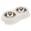 Dog Feeding Bowl-2 Metal Bowls [430526]