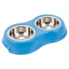 Dog Feeding Bowl-2 Metal Bowls [430526]