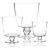 3 Piece Glass Hurricane Set [363719]